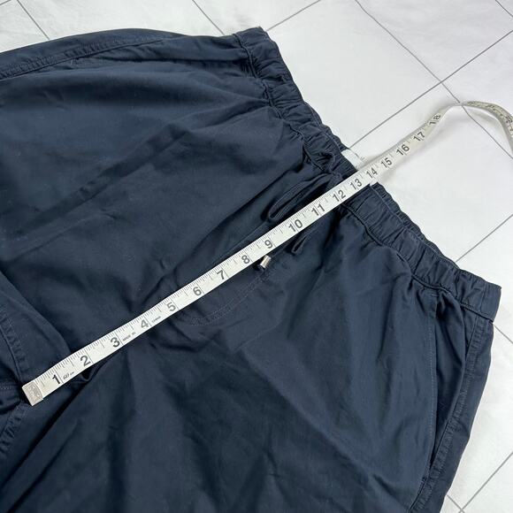 Abercrombie & Fitch Pants Women Large Black Jogger Cotton Baggy Ankle Drawstring - Picture 9 of 12